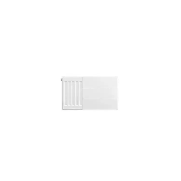 Eastbrook plaat voor paneelradiator met streep 50x30cm wit glans Favoriet