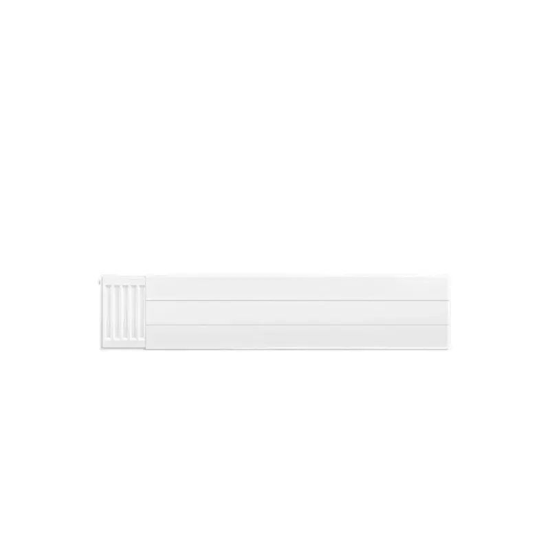 Eastbrook plaat voor paneelradiator met streep 140x30cm wit glans Betrouwbaar