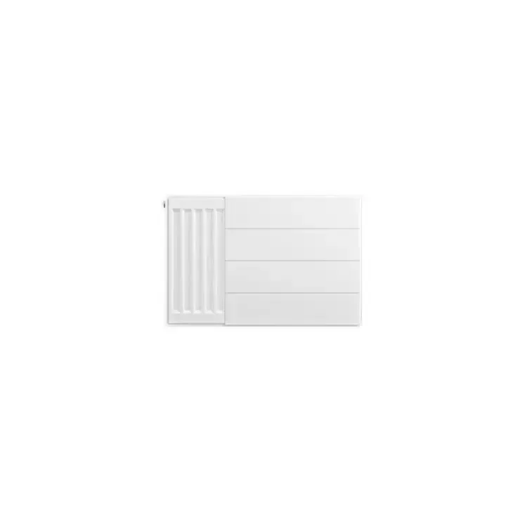 Beperkte Voorraad Eastbrook plaat voor paneelradiator met streep 60x40cm wit glans