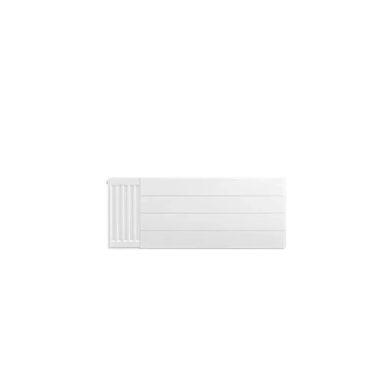 Eastbrook plaat voor paneelradiator met streep 100x40cm wit glans Alleen Vandaag