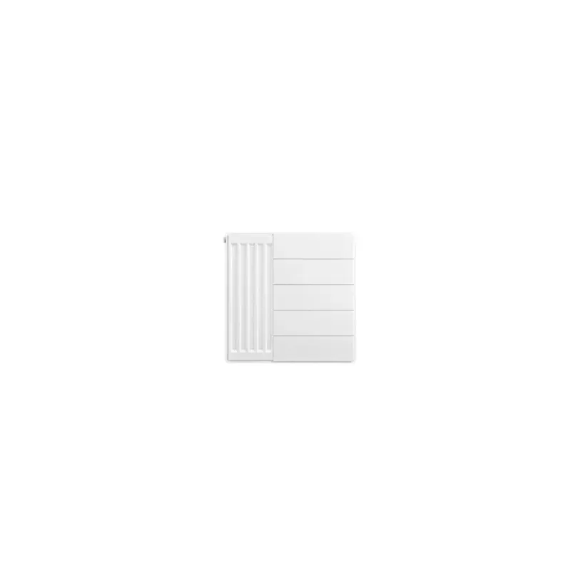 Eastbrook plaat voor paneelradiator met streep 50x50cm wit glans Lage Prijs