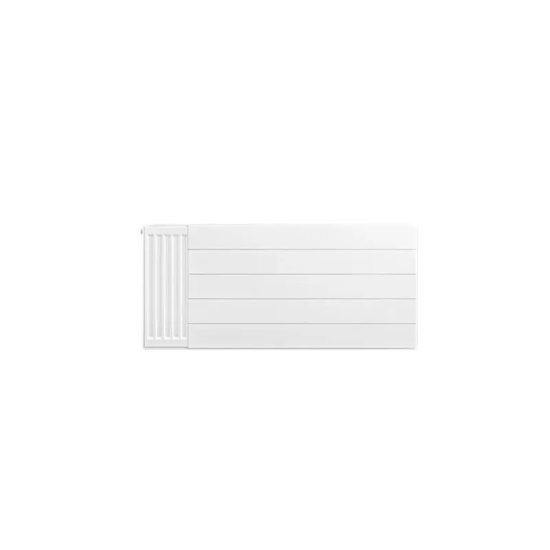 Nieuw Eastbrook plaat voor paneelradiator met streep 110x50cm wit glans