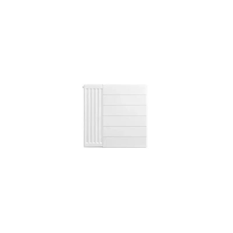 Veilige Betaling Eastbrook plaat voor paneelradiator met streep 60x60cm wit glans