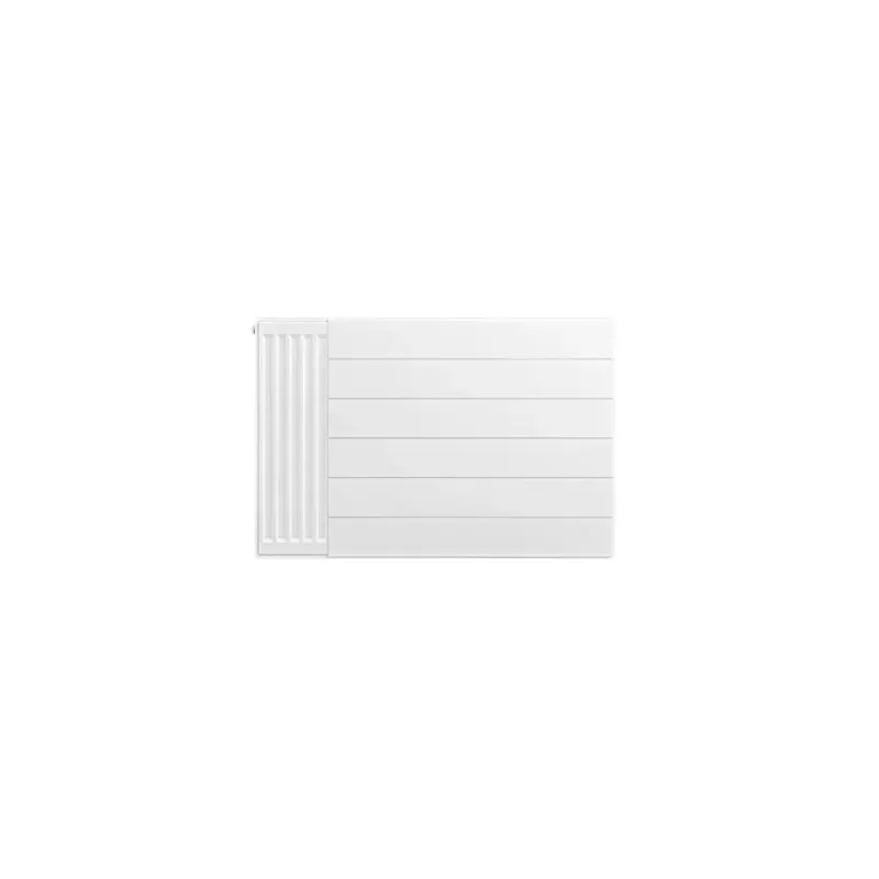 Direct Beschikbaar Eastbrook plaat voor paneelradiator met streep 90x60cm wit glans