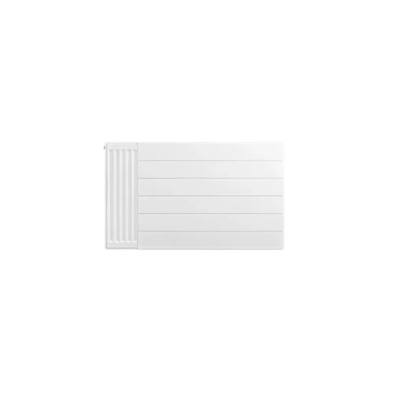 Eastbrook plaat voor paneelradiator met streep 100x60cm wit glans Shop Nu