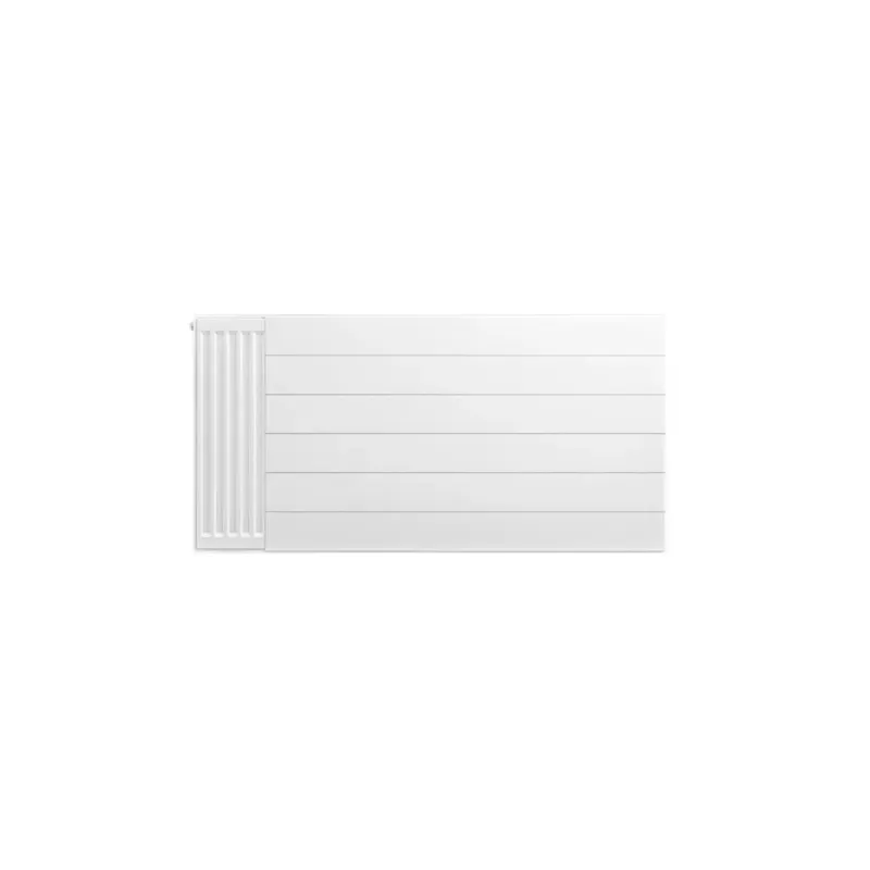 Eastbrook plaat voor paneelradiator met streep 120x60cm wit glans Nu Kopen