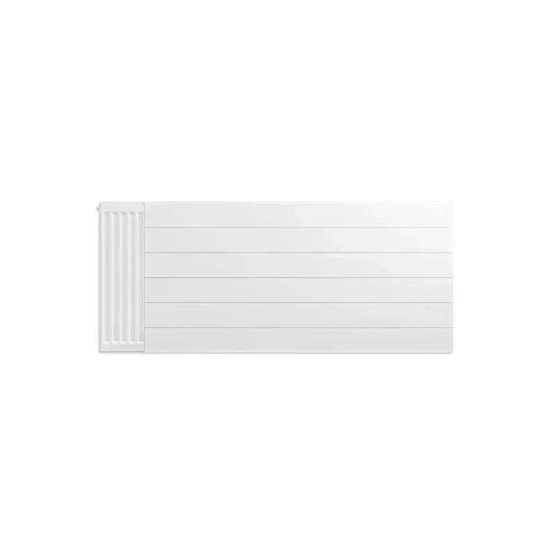 Eastbrook plaat voor paneelradiator met streep 140x60cm wit glans Betrouwbaar