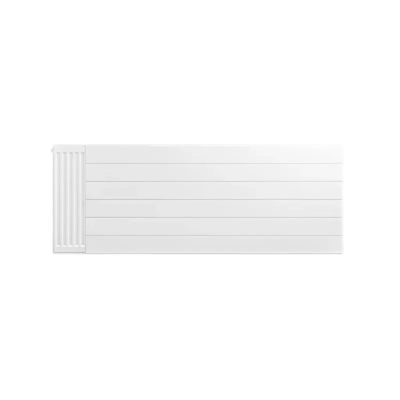 Eastbrook plaat voor paneelradiator met streep 160x60cm wit glans Betaalbaar