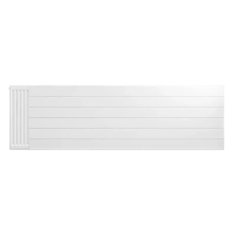 Eastbrook plaat voor paneelradiator met streep 200x60cm wit glans Bestseller