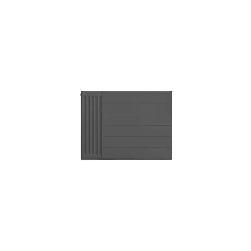 Beperkte Voorraad Eastbrook plaat voor paneelradiator met streep 80x60cm antraciet