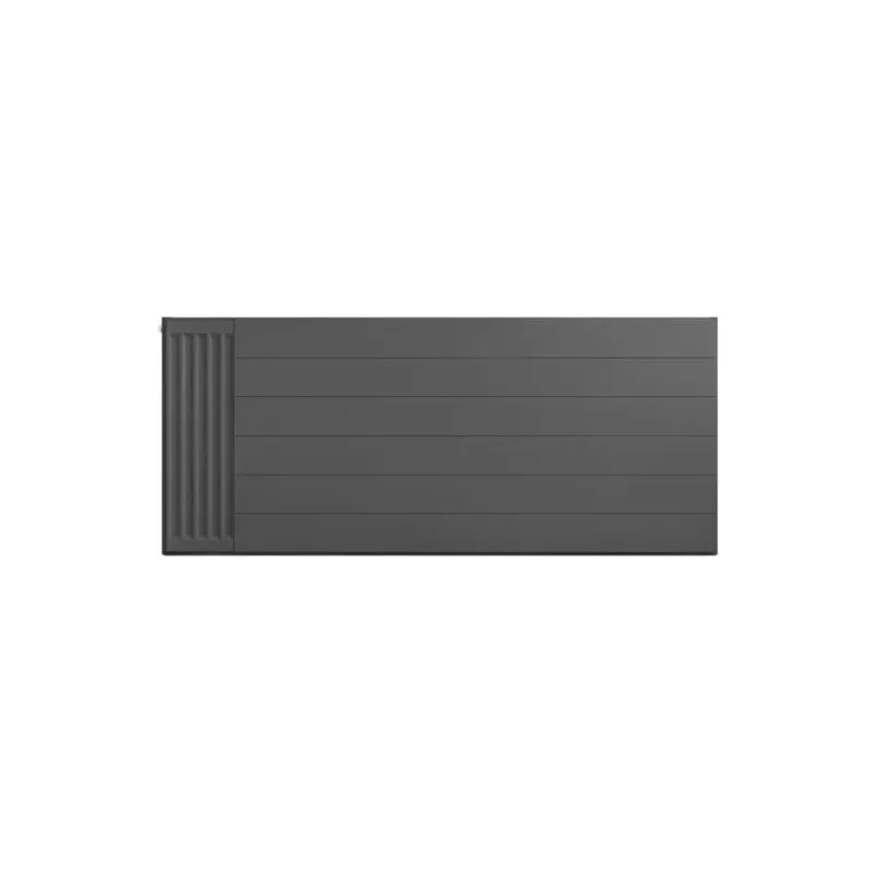 Eastbrook plaat voor paneelradiator met streep 140x60cm antraciet Dagaanbieding