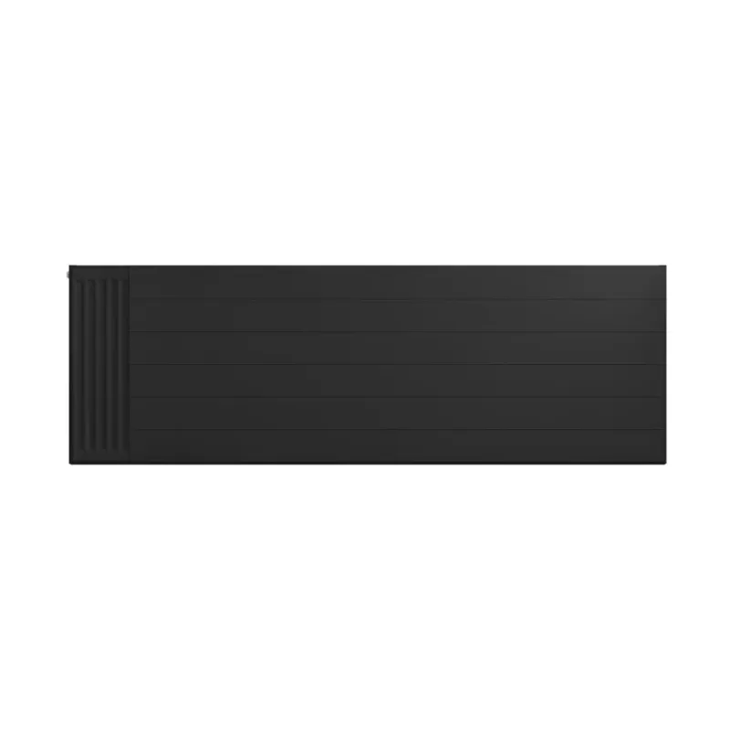 Eastbrook plaat voor paneelradiator met streep 180x60cm zwart mat Populair