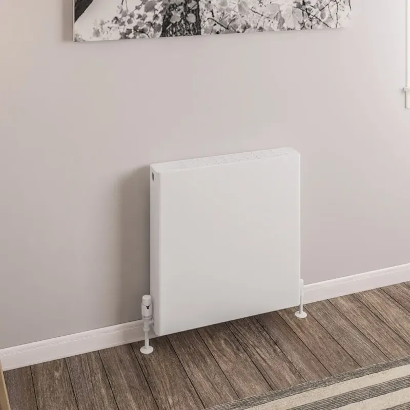 Op = Op Eastbrook Keynsham paneelradiator 60x60cm 1183W wit glans
