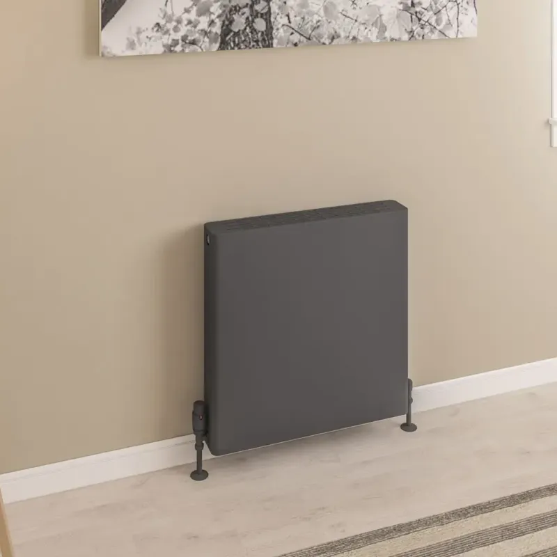 Eastbrook Keynsham paneelradiator 60x60cm 1183W antraciet Superprijs
