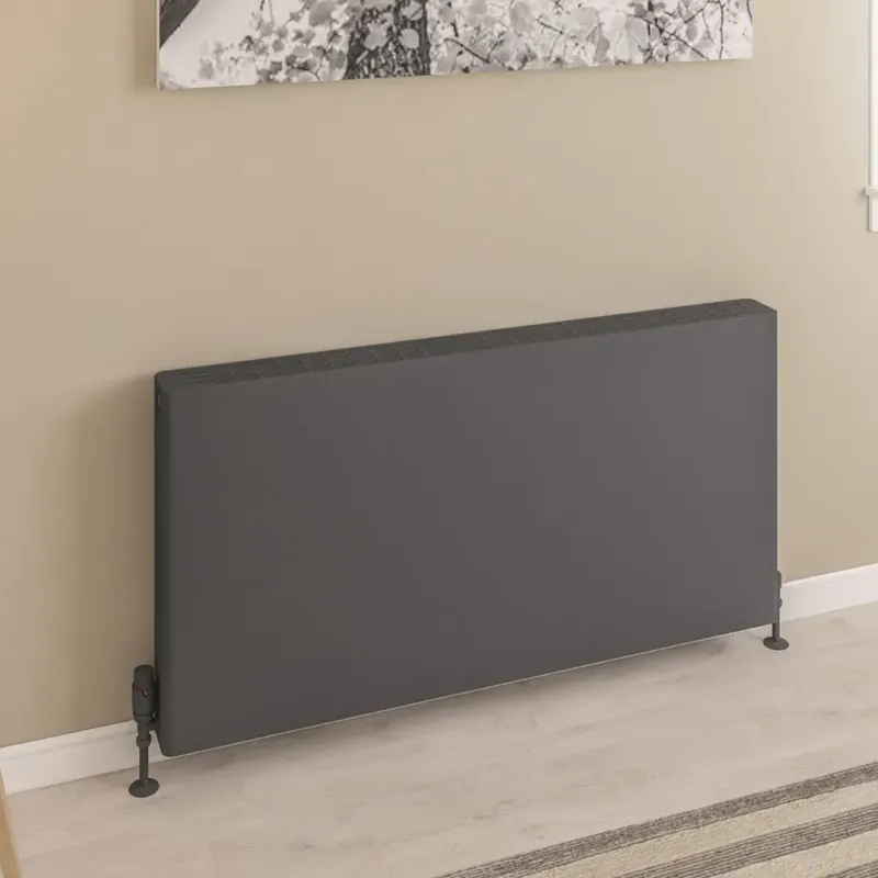 Eastbrook Keynsham paneelradiator 120x60cm 2365W antraciet Hoge Kwaliteit