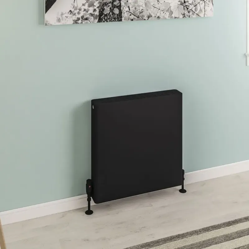 Eastbrook Keynsham paneelradiator 60x60cm 1183W zwart mat Koopje