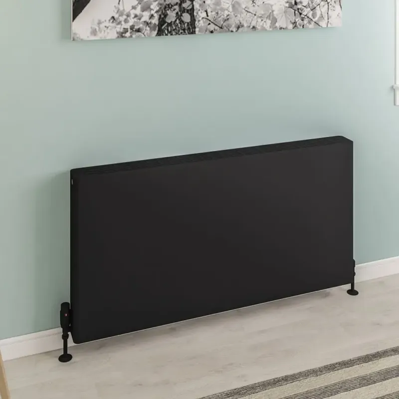 Seizoensaanbieding Eastbrook Keynsham paneelradiator 120x60cm 2365W zwart mat