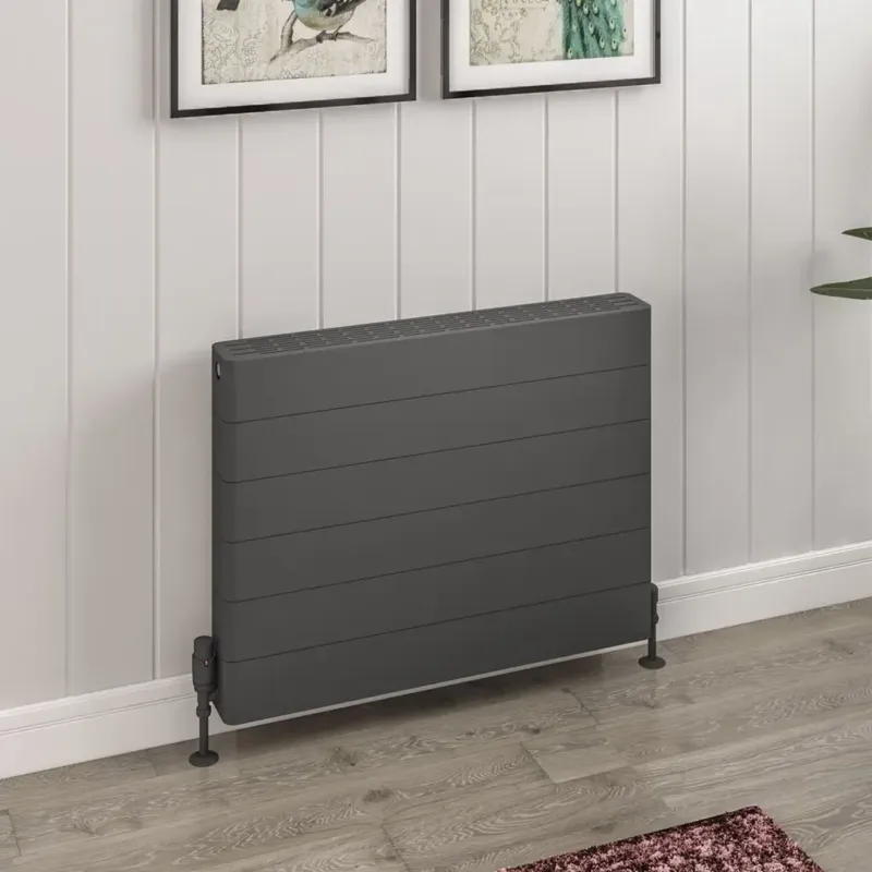 Favoriet Eastbrook Keynsham paneelradiator met streep 80x60cm 1577W antraciet