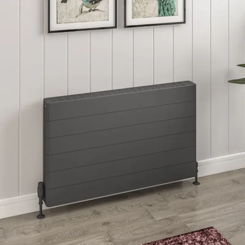 Dagaanbieding Eastbrook Keynsham paneelradiator met streep 100x60cm 1971W antraciet