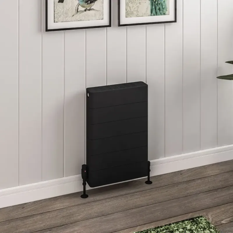 Eastbrook Keynsham paneelradiator met streep 40x60cm 788W zwart mat Must-Have