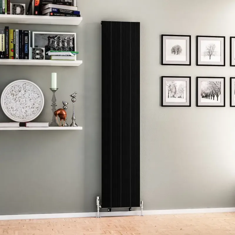 Nieuw Eastbrook Mersey paneelradiator 38x180cm 1034W zwart mat