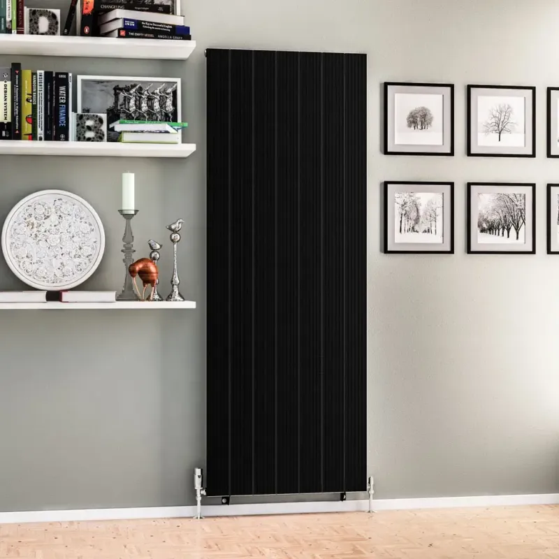 Eastbrook Mersey paneelradiator 66x180cm 1810W zwart mat Populair