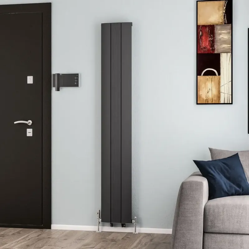 Eastbrook Trent paneelradiator 28x180cm 762W antraciet Koop Vandaag