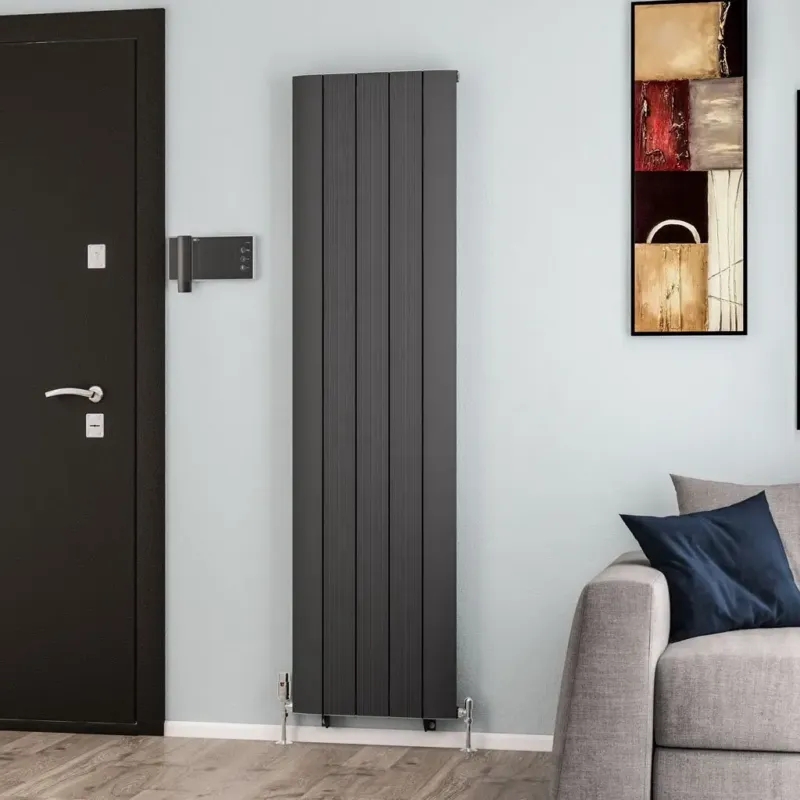 Betaalbaar Eastbrook Trent paneelradiator 47x180cm 1271W antraciet