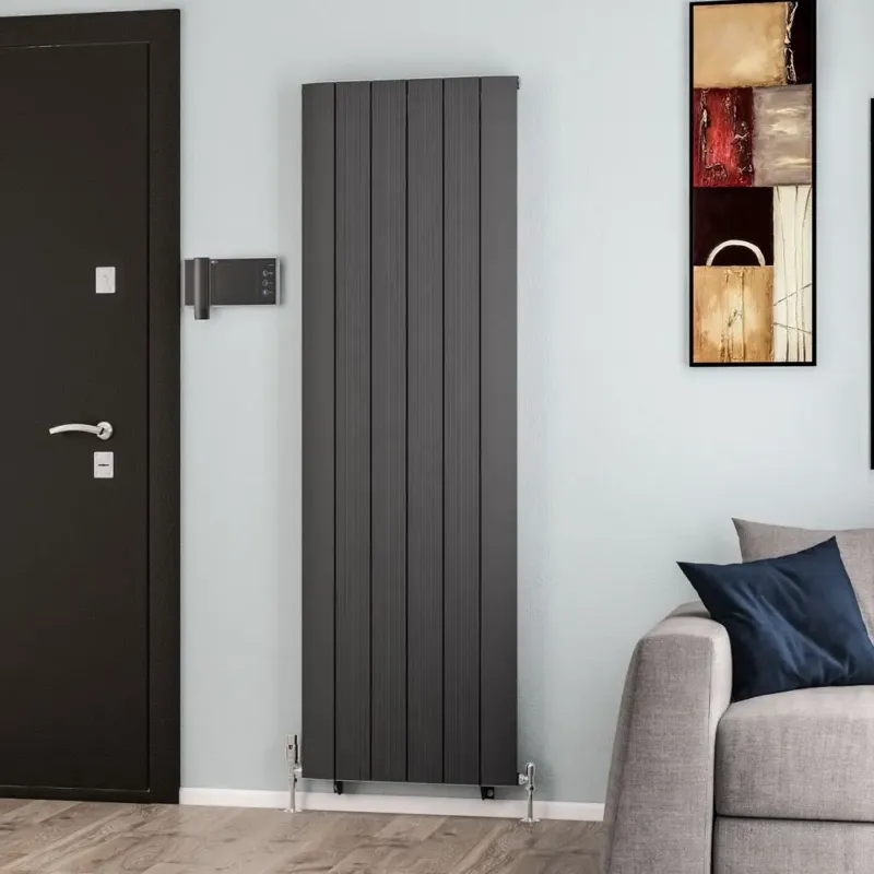Eastbrook Trent paneelradiator 57x180cm 1525W antraciet Voordeelprijs