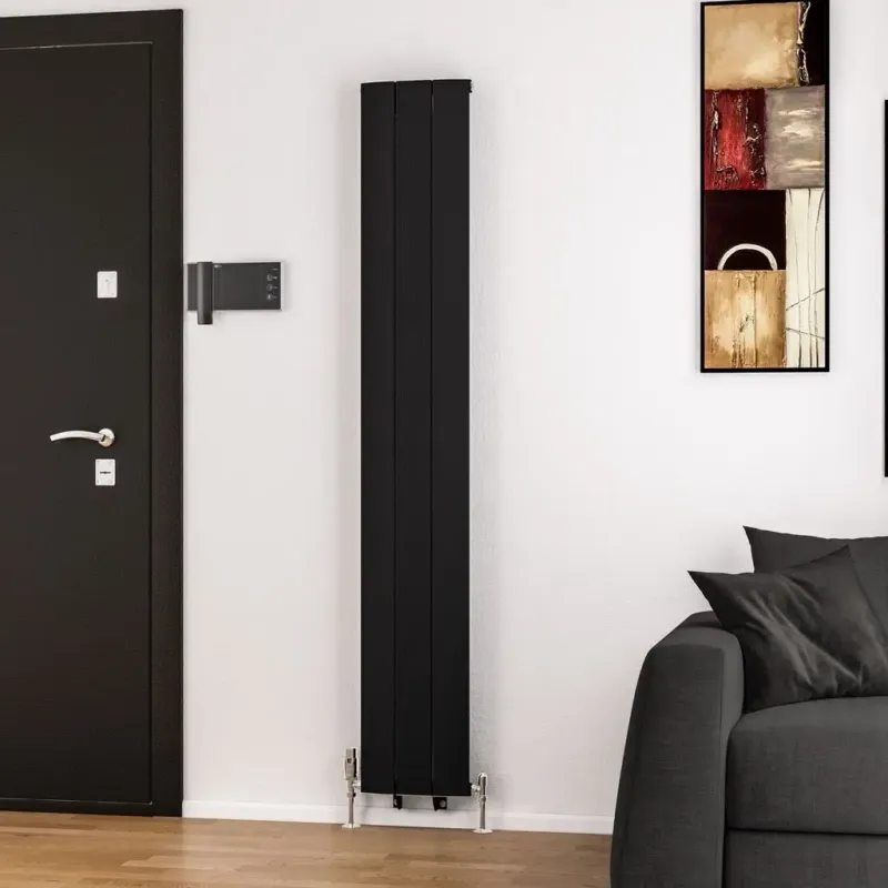 Eastbrook Trent paneelradiator 28x180cm 762W zwart mat Merkproduct