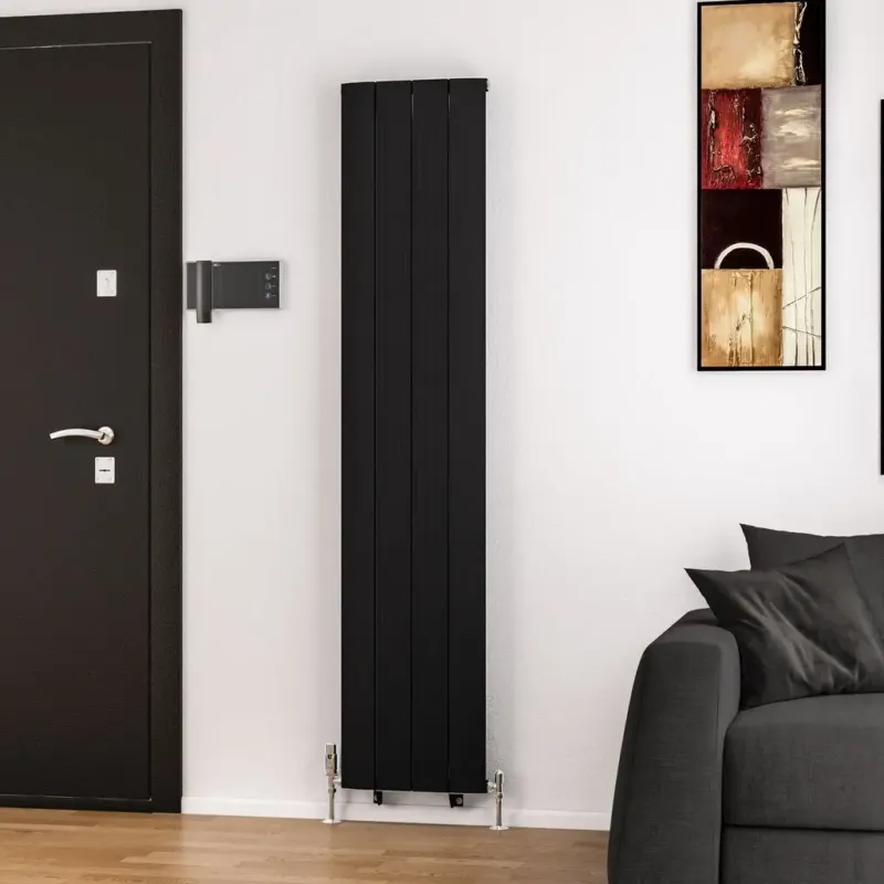 Nu Kopen Eastbrook Trent paneelradiator 38x180cm 1017W zwart mat