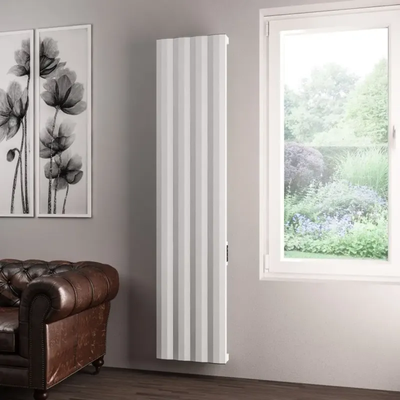 Eastbrook Derwent elektrische paneelradiator 40x180cm 800W wit mat Populair