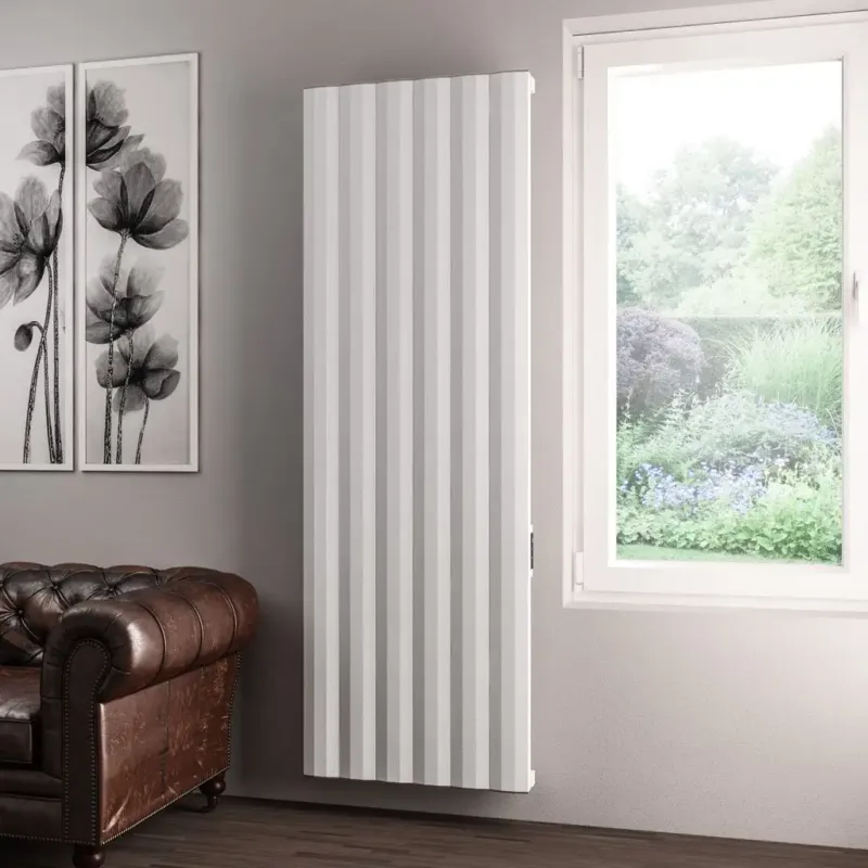 Fabrieksprijs Eastbrook Derwent elektrische paneelradiator 60x180cm 1200W wit mat