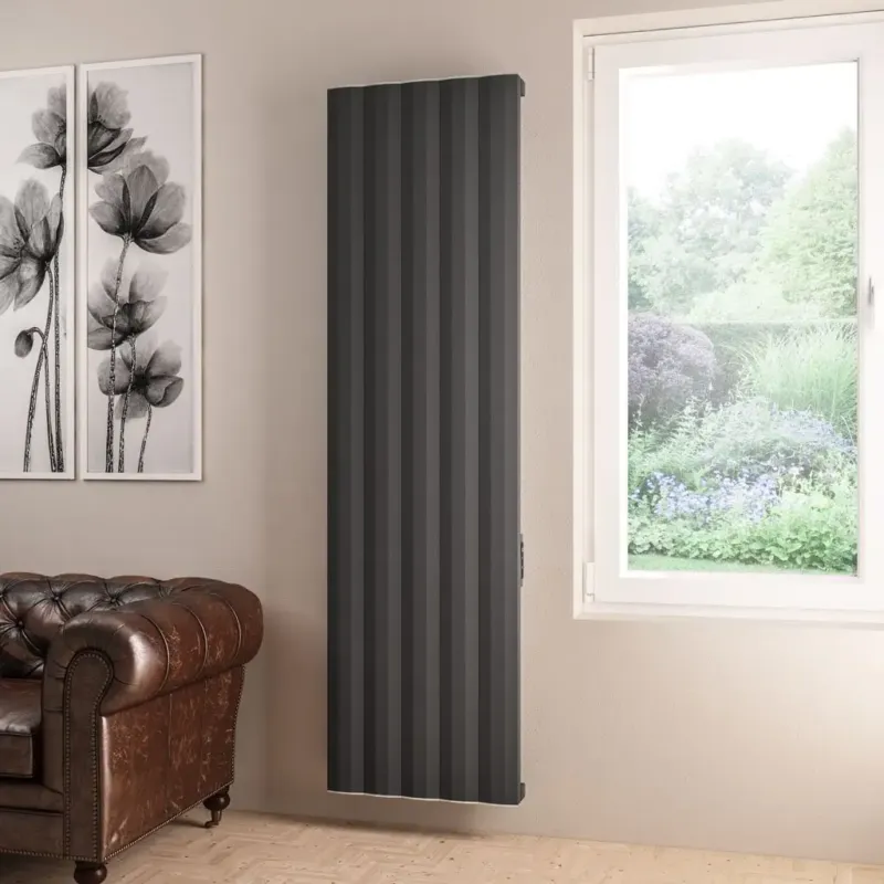 Betrouwbaar Eastbrook Derwent elektrische paneelradiator 50x180cm 1000W antraciet