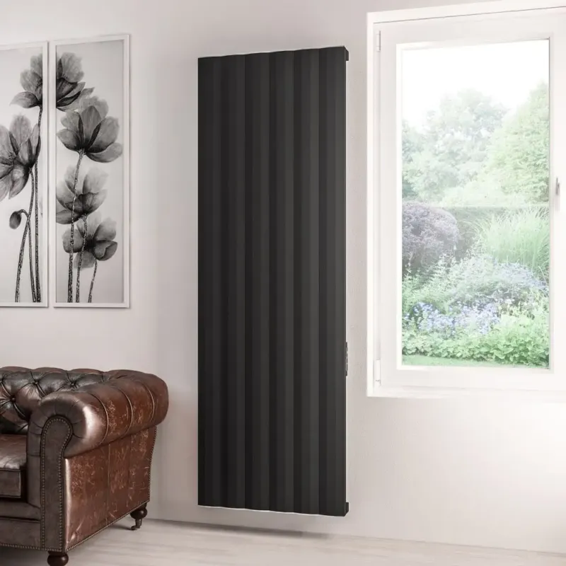 Beste Prijs Eastbrook Derwent elektrische paneelradiator 60x180cm 1200W zwart mat