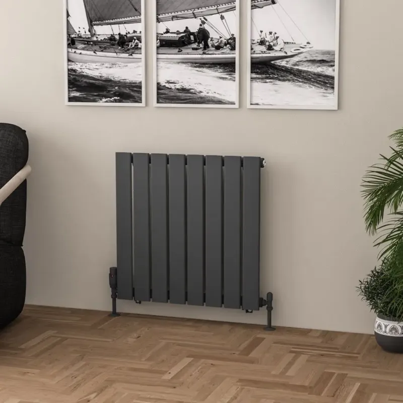 Superprijs Eastbrook Warrington paneelradiator type 10 60x60cm 529W antraciet