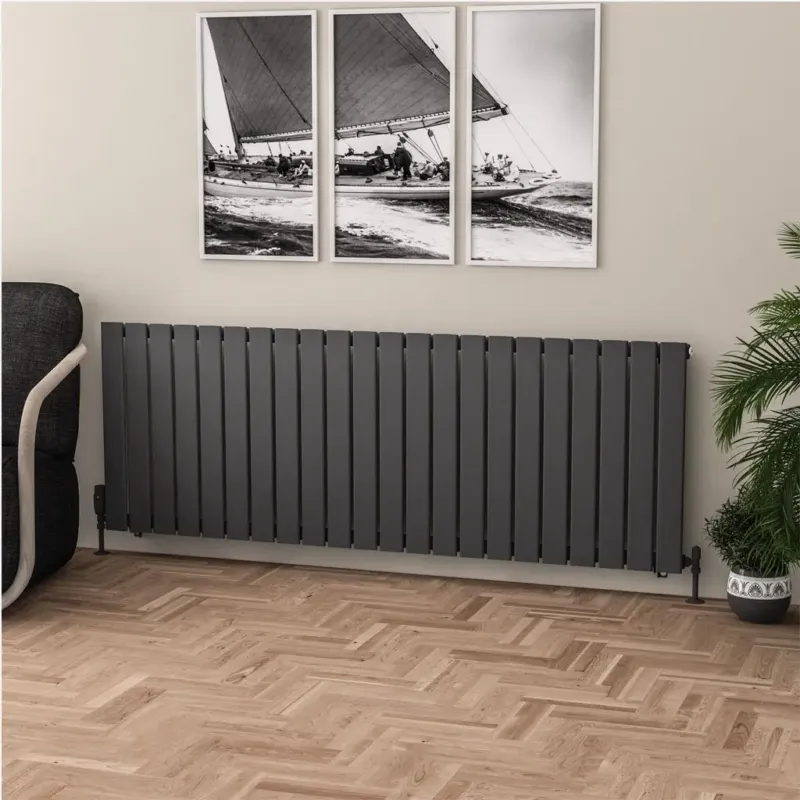 Betaalbaar Eastbrook Warrington paneelradiator type 10 165x60cm 1455W antraciet