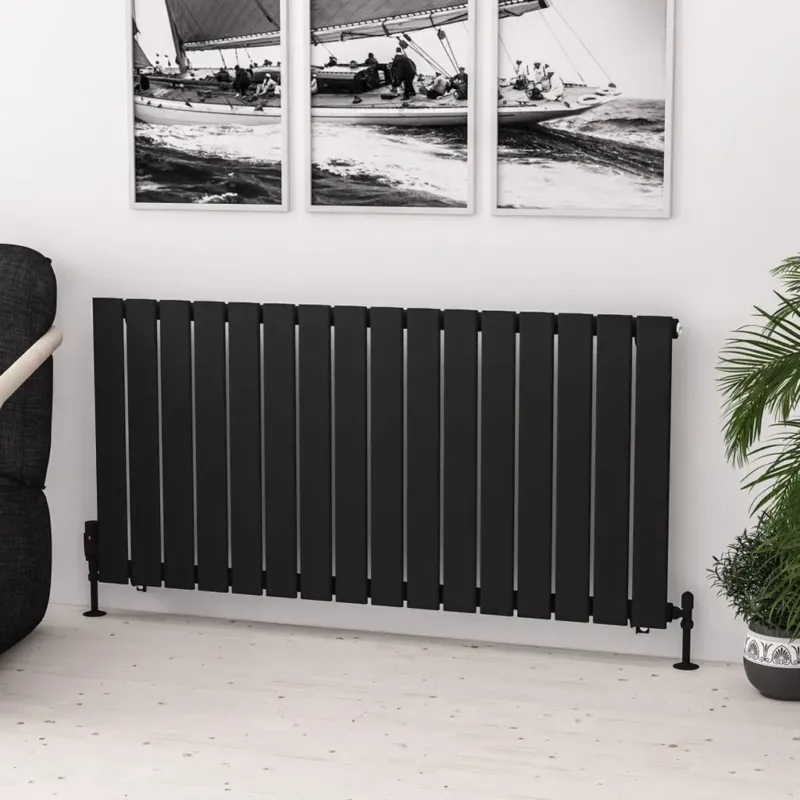 Lage Kosten Eastbrook Warrington paneelradiator type 10 120x60cm 1060W zwart mat