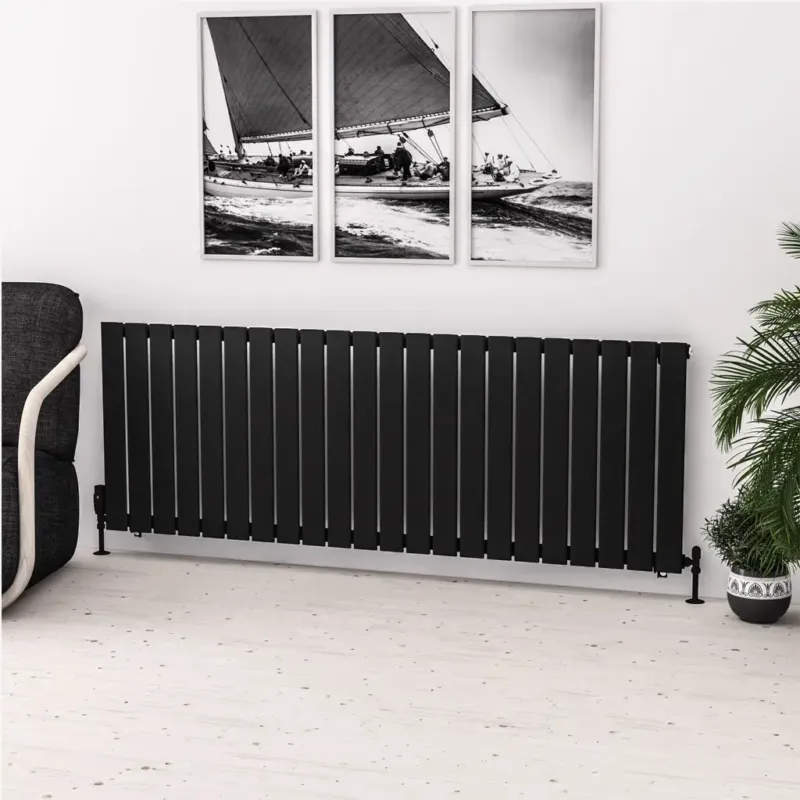 Beperkte Voorraad Eastbrook Warrington paneelradiator type 10 165x60cm 1455W zwart mat