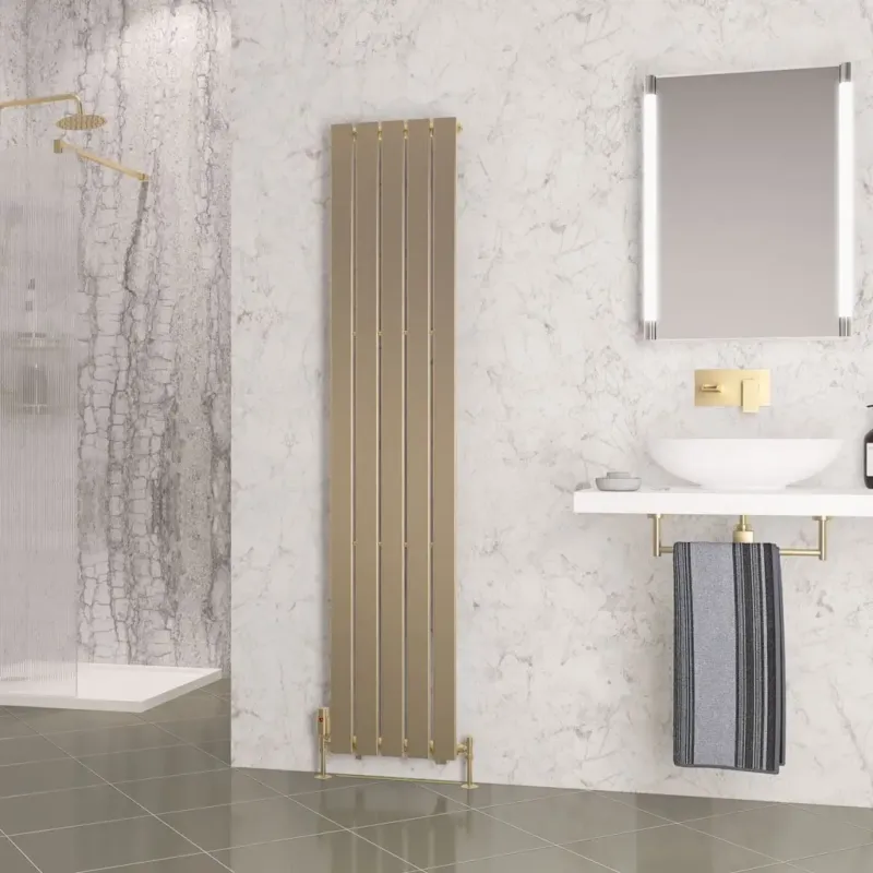 Eastbrook Warrington paneelradiator type 10 38x180cm 738W messing geborsteld Actieprijs