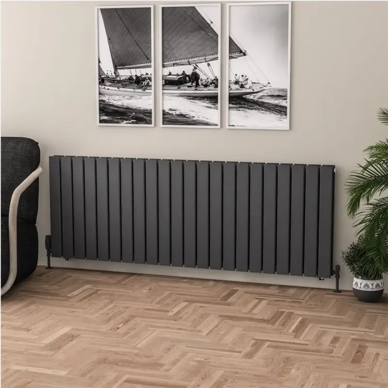 Superprijs Eastbrook Warrington paneelradiator type 20 165x60cm 2668W antraciet