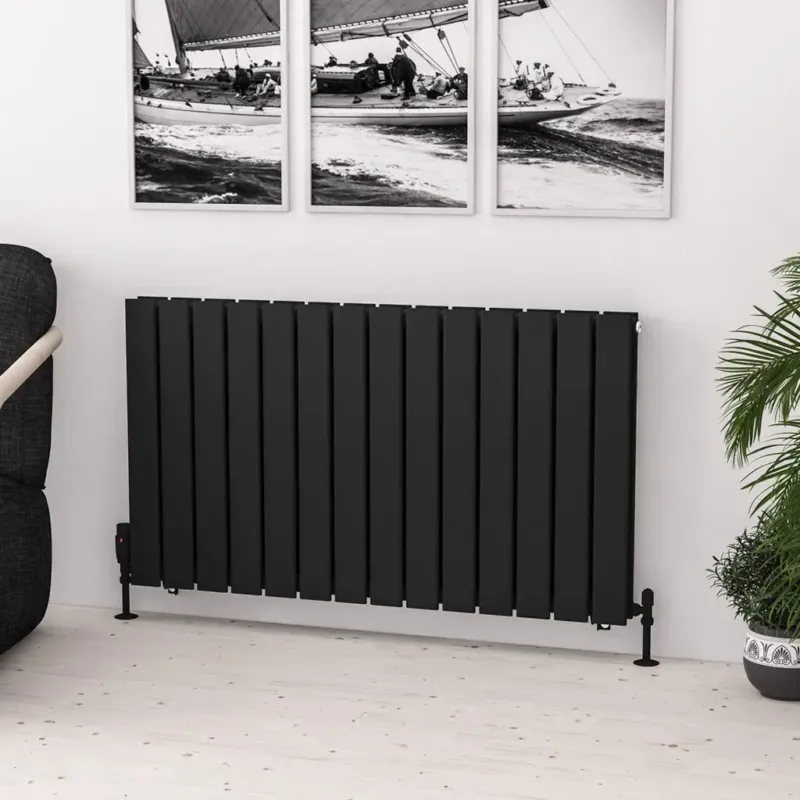 Eastbrook Warrington paneelradiator type 20 105x60cm 1699W zwart mat Korting