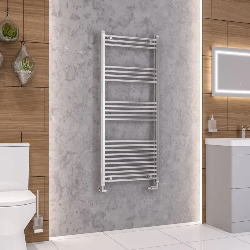 Premium Eastbrook Wendover handdoekradiator 60x140cm 585W chroom