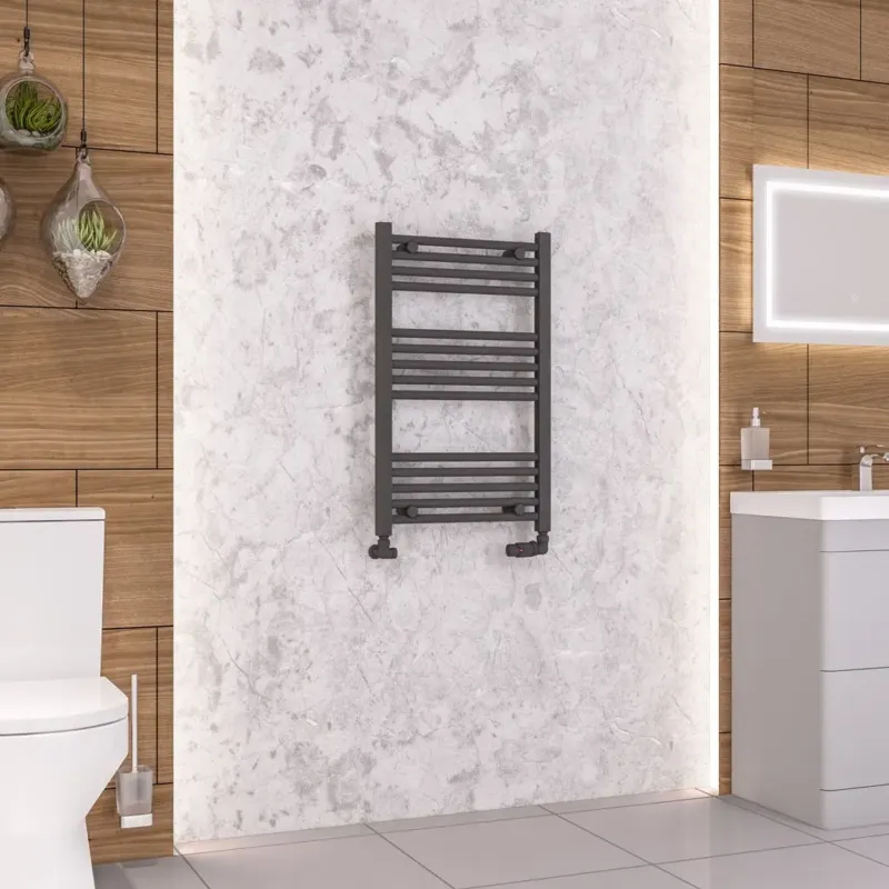 Alleen Vandaag Eastbrook Wendover handdoekradiator 50x80cm 394W antraciet mat