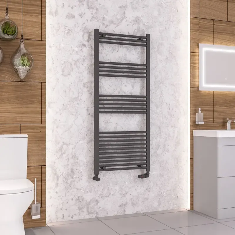 Nu Kopen Eastbrook Wendover handdoekradiator 60x140cm 740W antraciet mat