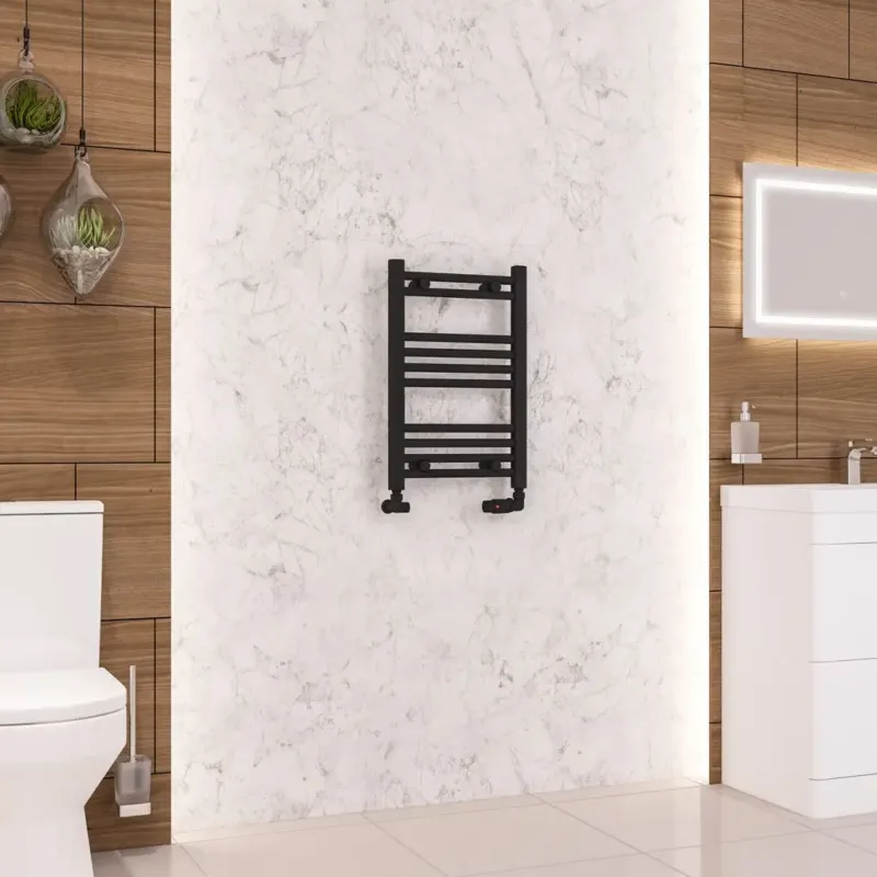 Eastbrook Wendover handdoekradiator 40x60cm 241W zwart mat Meest Verkocht
