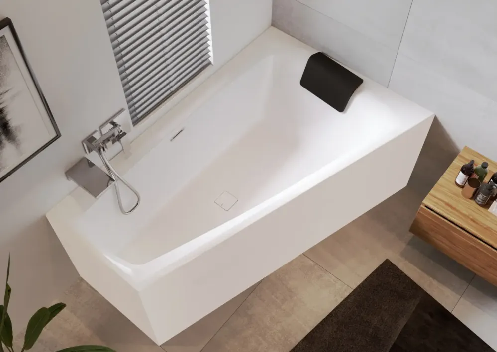 Riho Still Smart hoekbad 170x110cm links wit glans Gratis Retour