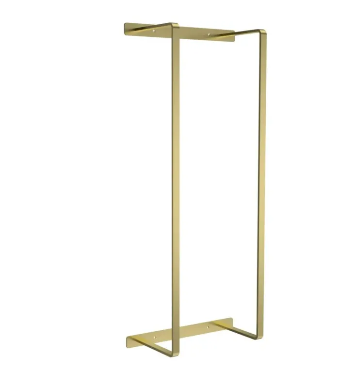 Speciale Aanbieding Sanigoods Basil verticale handdoekrek 28x67cm goud geborsteld