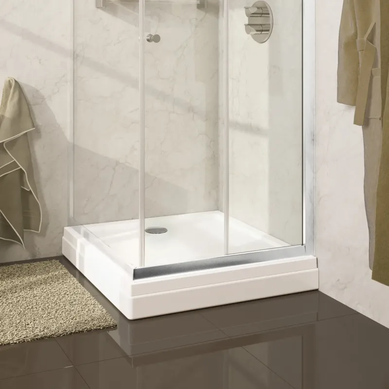 Actieprijs Riho Davos vierkante douchebak 80x80cm wit glans