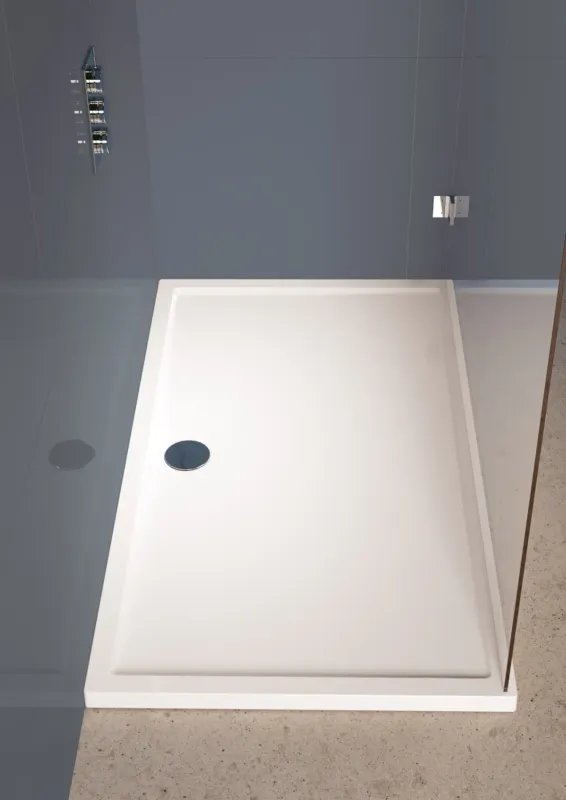 Must-Have Riho Zurich rechthoekige douchebak 130x90cm wit glans